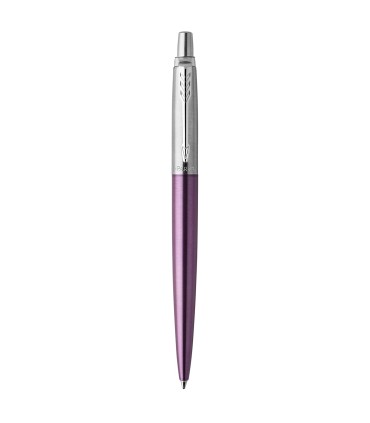 Parker Jotter stylo bille | violet Victoria | attributs chromés | sous blister recyclable